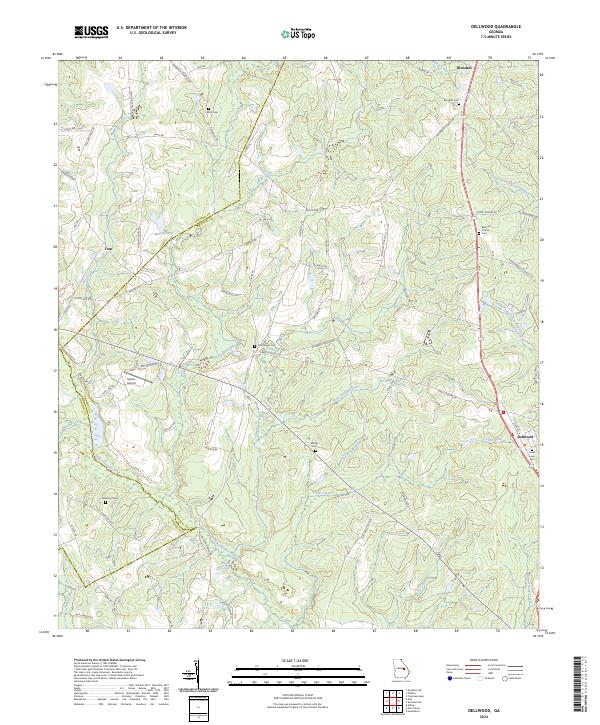 Dellwood topographic map thumbnail