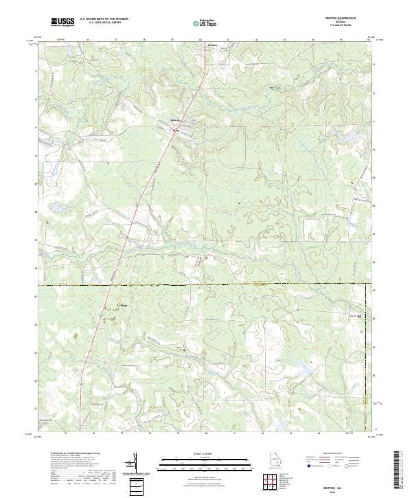 Denton topographic map thumbnail