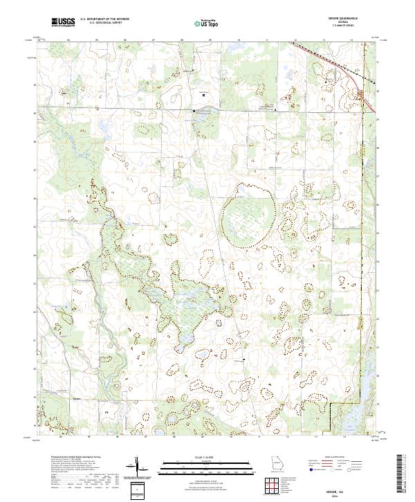Desser topographic map thumbnail