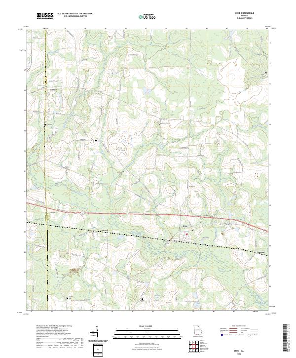 Dixie topographic map thumbnail
