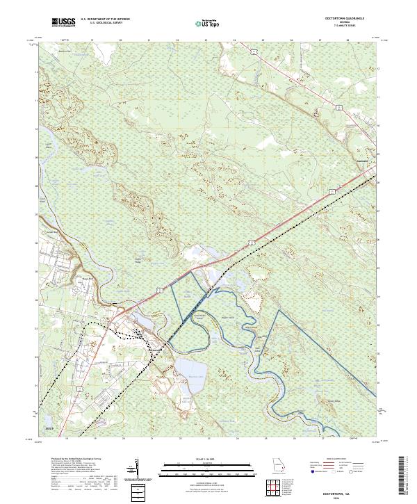 Doctortown 2024 topographic map thumbnail