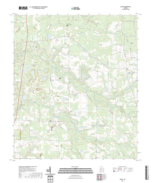 Doles topographic map thumbnail