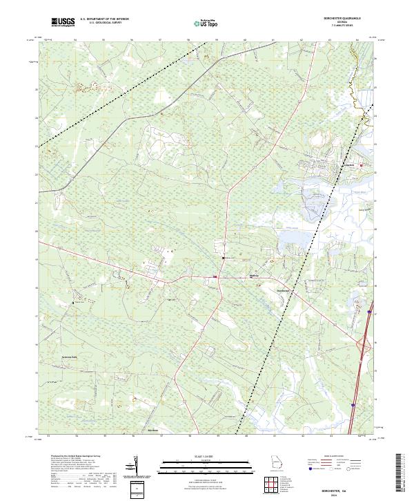 Dorchester topographic map thumbnail