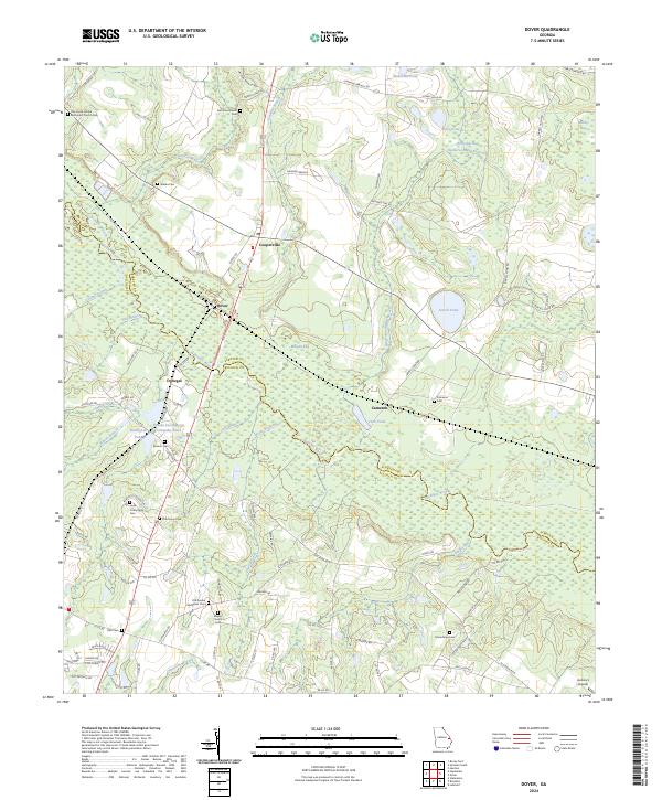 Dover topographic map thumbnail