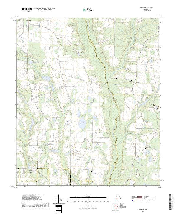 Doverel topographic map thumbnail