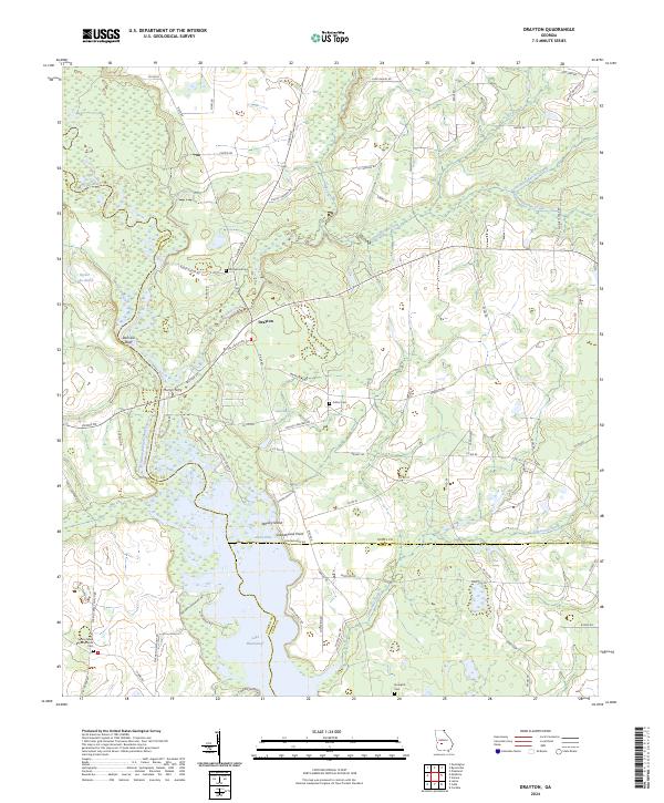 Drayton topographic map thumbnail