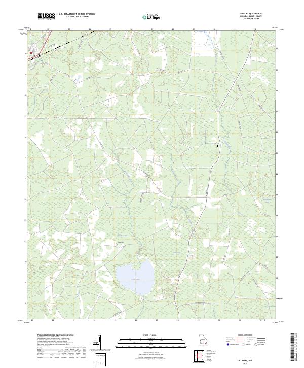 Du Pont topographic map thumbnail