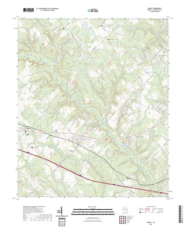 Dudley topographic map thumbnail