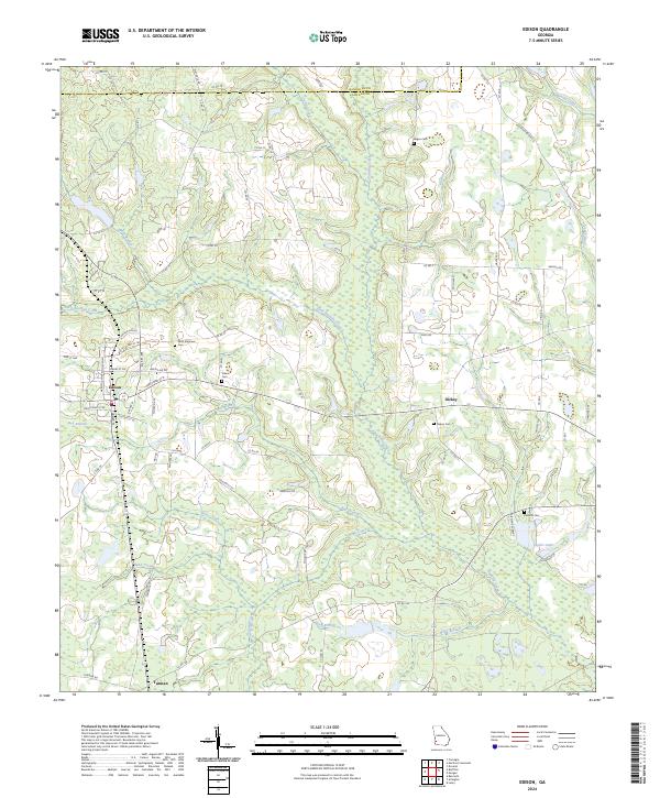Edison topographic map thumbnail