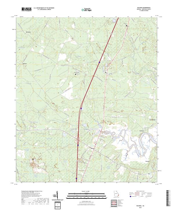 Eulonia topographic map thumbnail