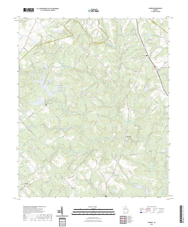 Farrar topographic map thumbnail