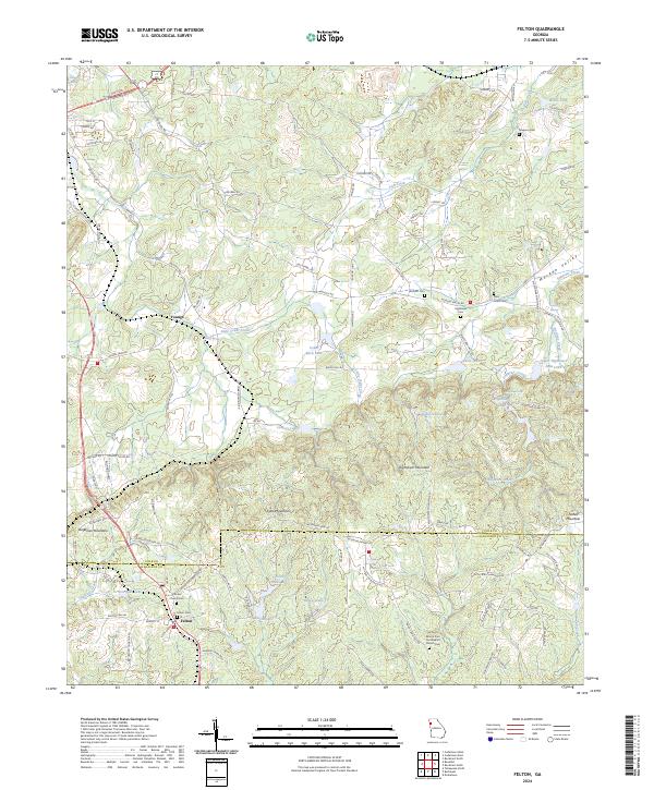 Felton 2024 topographic map thumbnail
