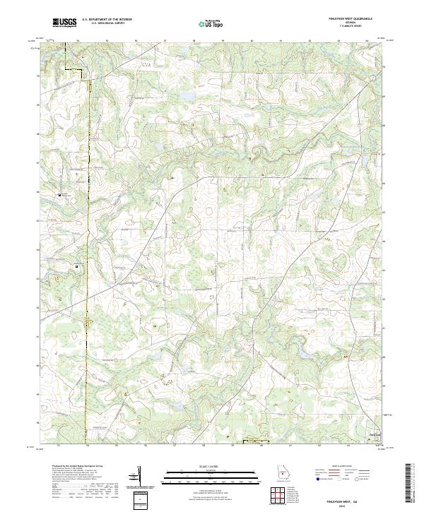 Finleyson West topographic map thumbnail