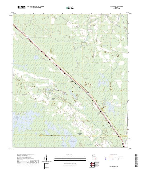 Fort Mudge topographic map thumbnail