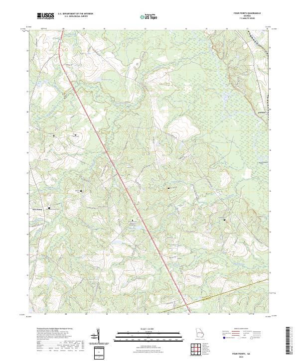 Four Points topographic map thumbnail
