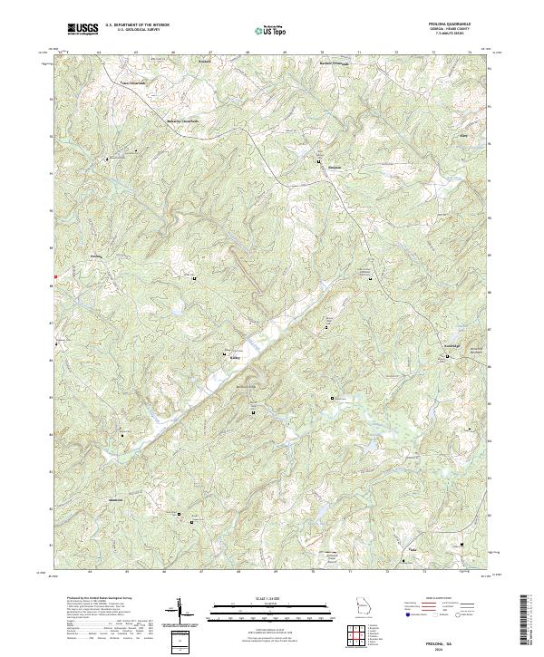 Frolona 2024 topographic map thumbnail