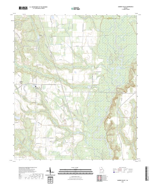 Garden Valley topographic map thumbnail