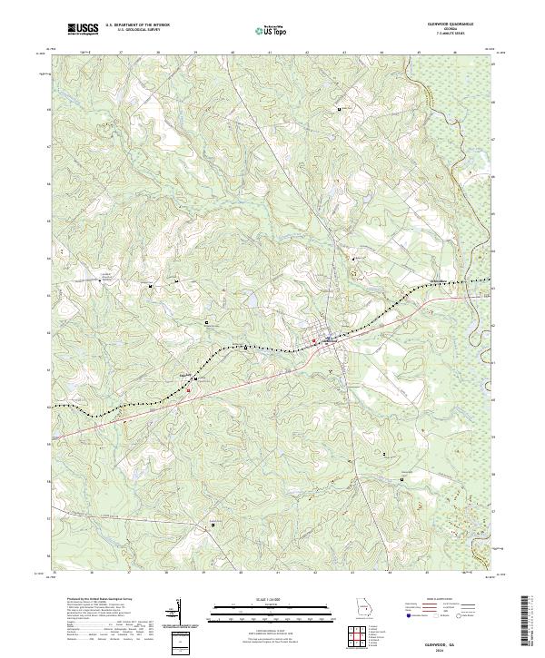 Glenwood topographic map thumbnail