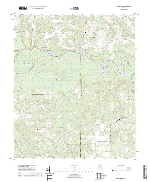 Grays Landing topographic map thumbnail