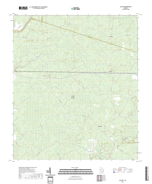 Haylow topographic map thumbnail
