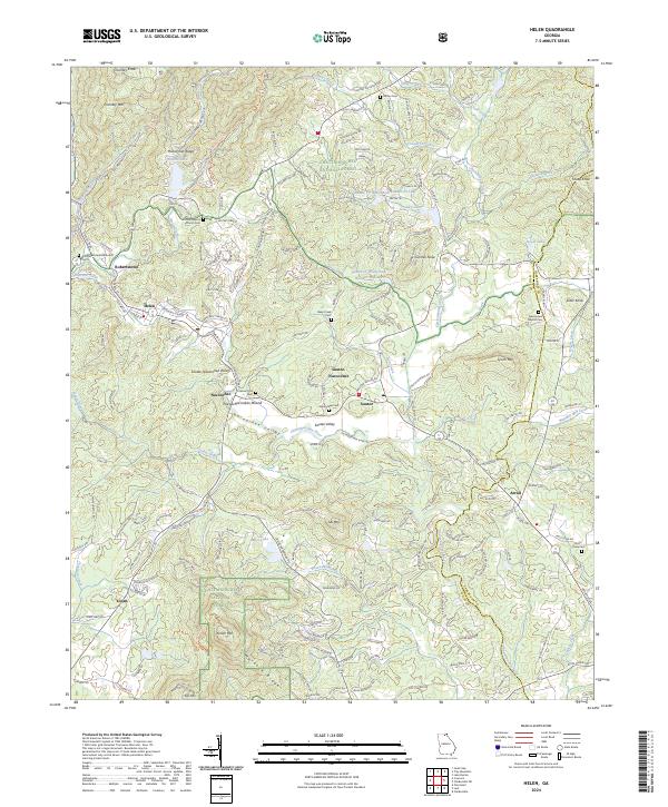 Helen topographic map thumbnail
