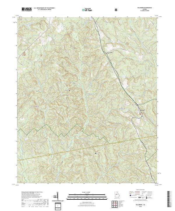 Hillsboro topographic map thumbnail