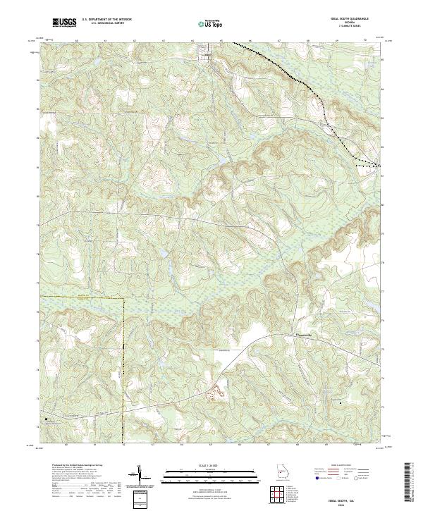 Ideal South topographic map thumbnail