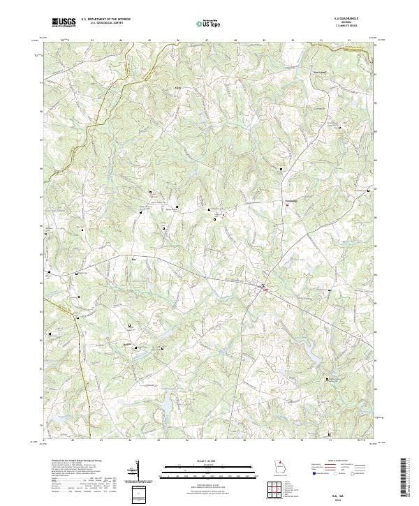Ila topographic map thumbnail