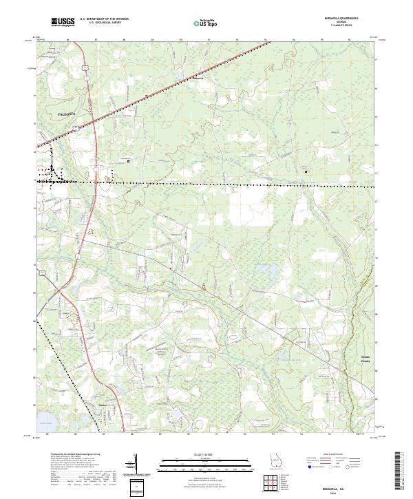 Indianola topographic map thumbnail