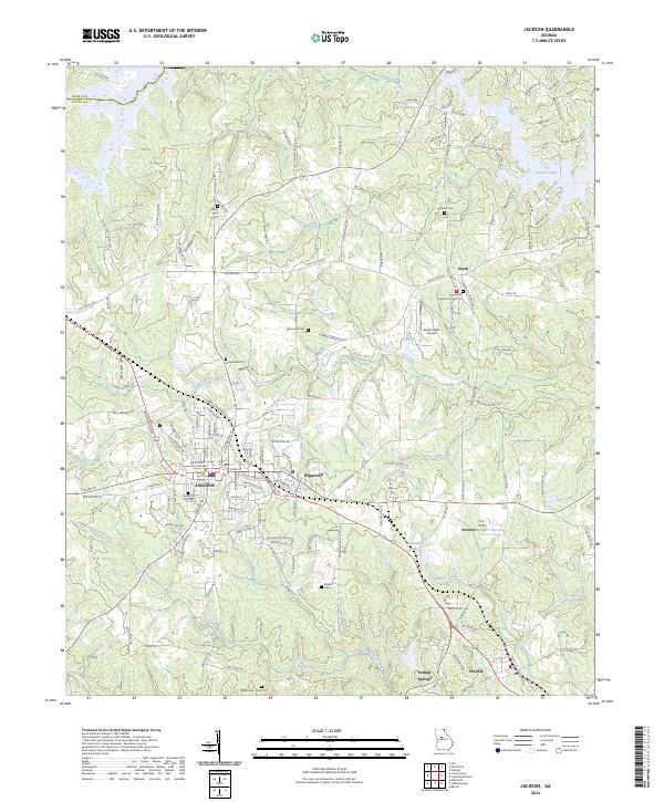 Jackson topographic map thumbnail