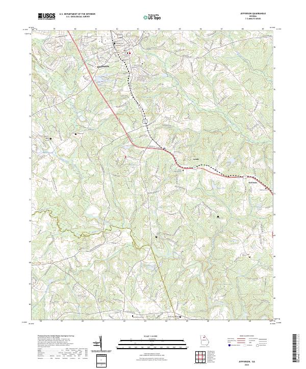Jefferson topographic map thumbnail