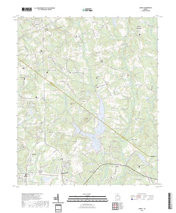 Jersey topographic map thumbnail