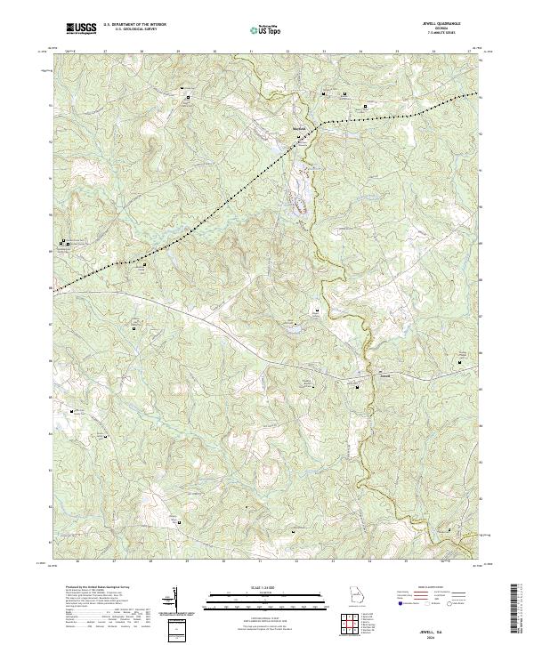 Jewell topographic map thumbnail