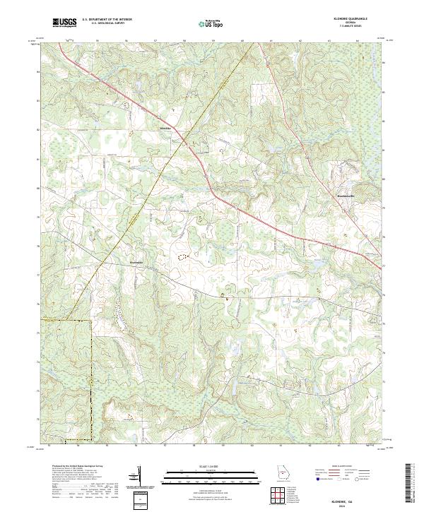 Klondike 2024 topographic map thumbnail
