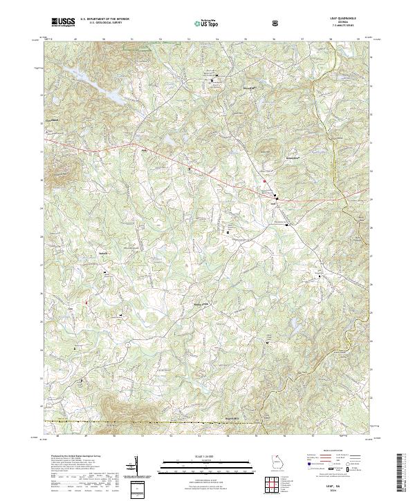 Leaf 2024 topographic map thumbnail