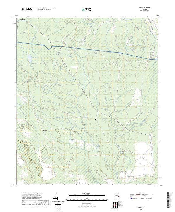Letford topographic map thumbnail