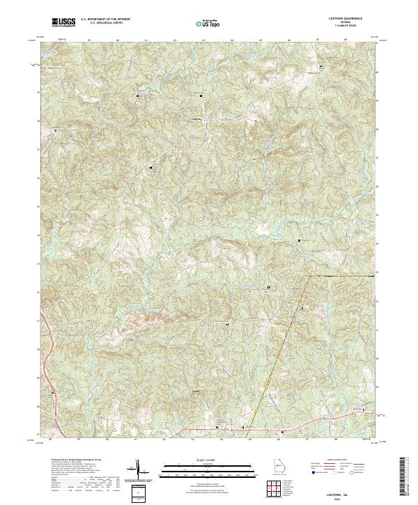 Logtown topographic map thumbnail