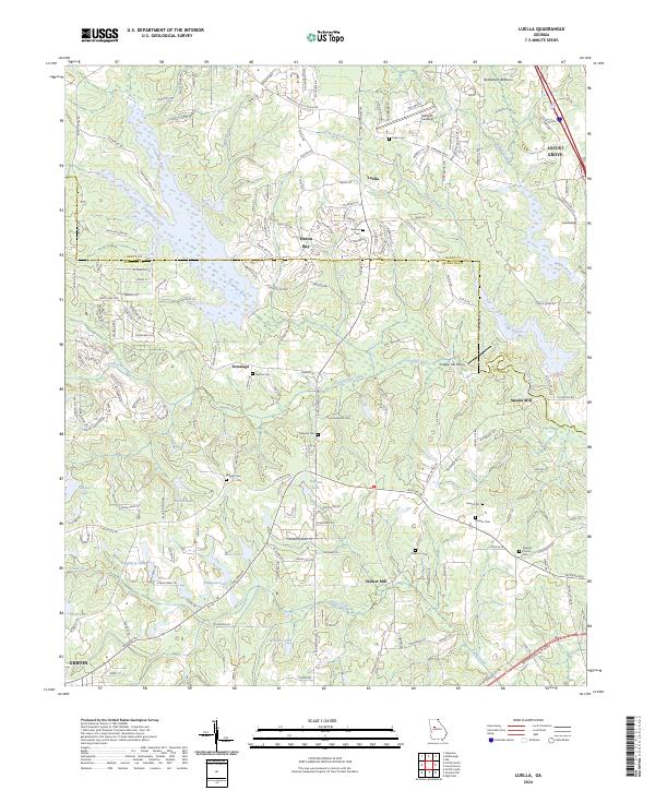 Luella 2024 topographic map thumbnail