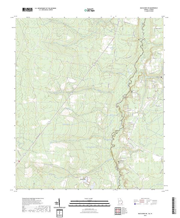 Macclenny NE 2024 topographic map thumbnail