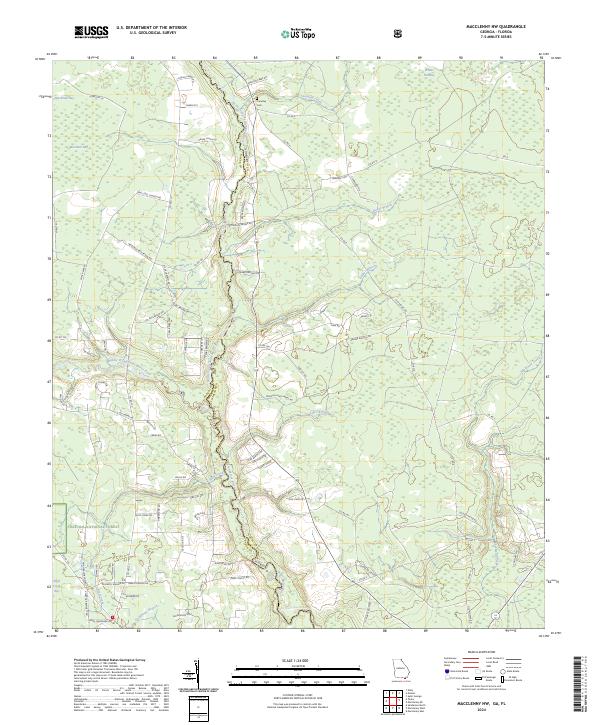 Macclenny NW 2024 topographic map thumbnail