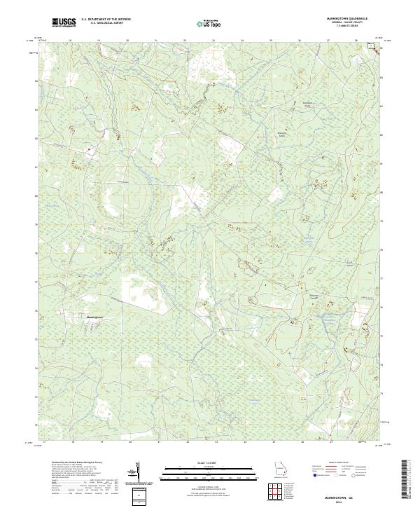 Manningtown 2024 topographic map thumbnail