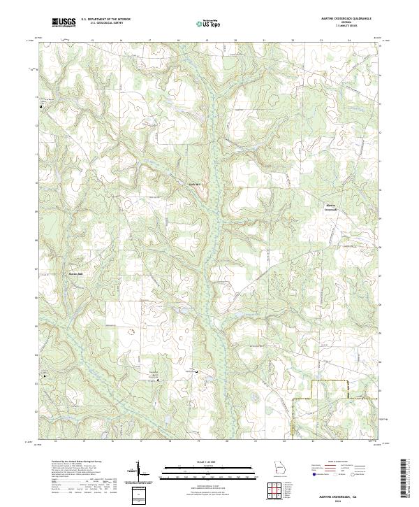 Martins Crossroads 2024 topographic map thumbnail