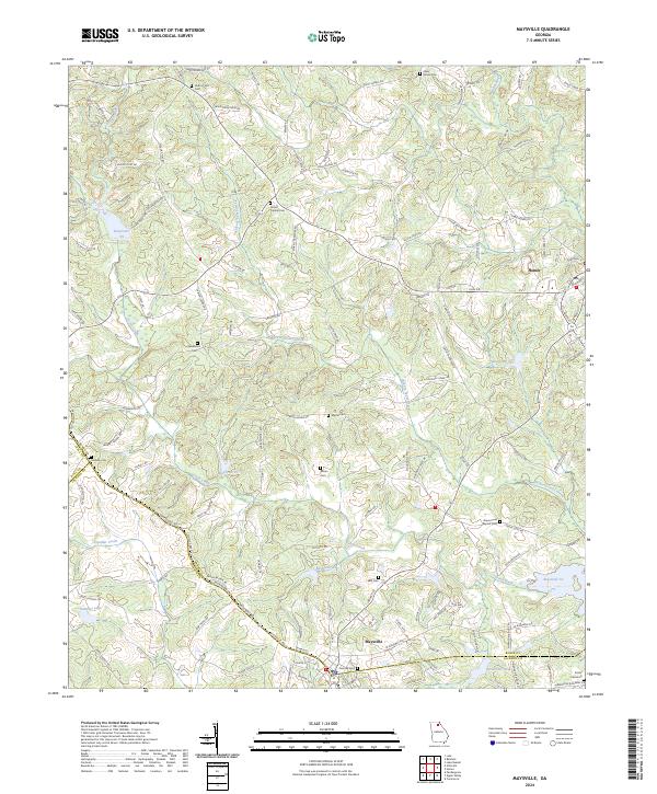Maysville 2024 topographic map thumbnail