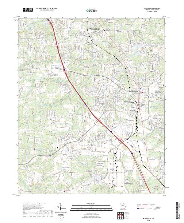 McDonough topographic map thumbnail