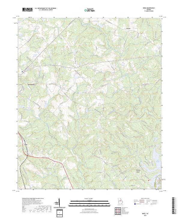 Meda 2024 topographic map thumbnail