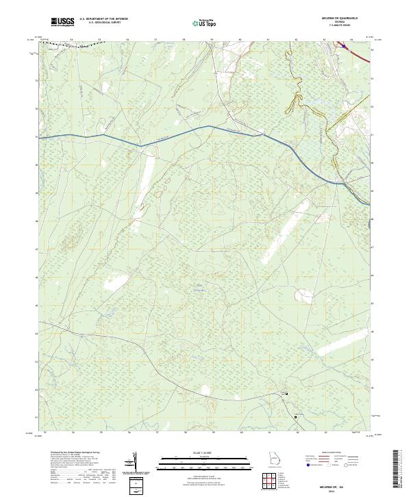Meldrim SW 2024 topographic map thumbnail