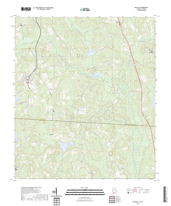 Metcalf topographic map thumbnail