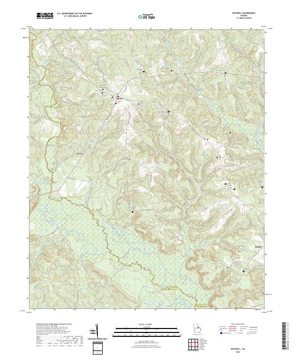 Mitchell 2024 topographic map thumbnail