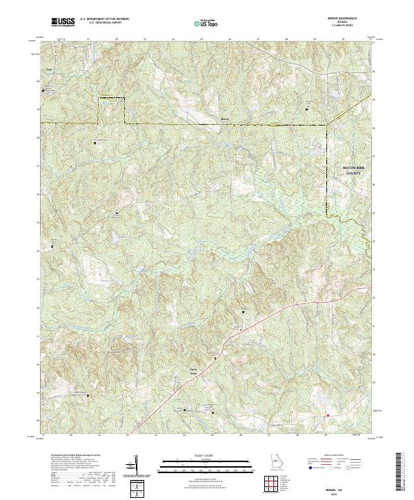 Moran topographic map thumbnail