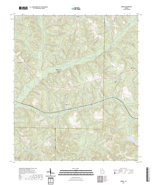 Morris topographic map thumbnail